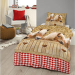 Good morning kinderdekbedovertrek Pony's - katoen - 1-persoons (140x220 + 60x70 cm)