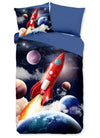 Pure kinderdekbedovertrek Rocket - microvezel