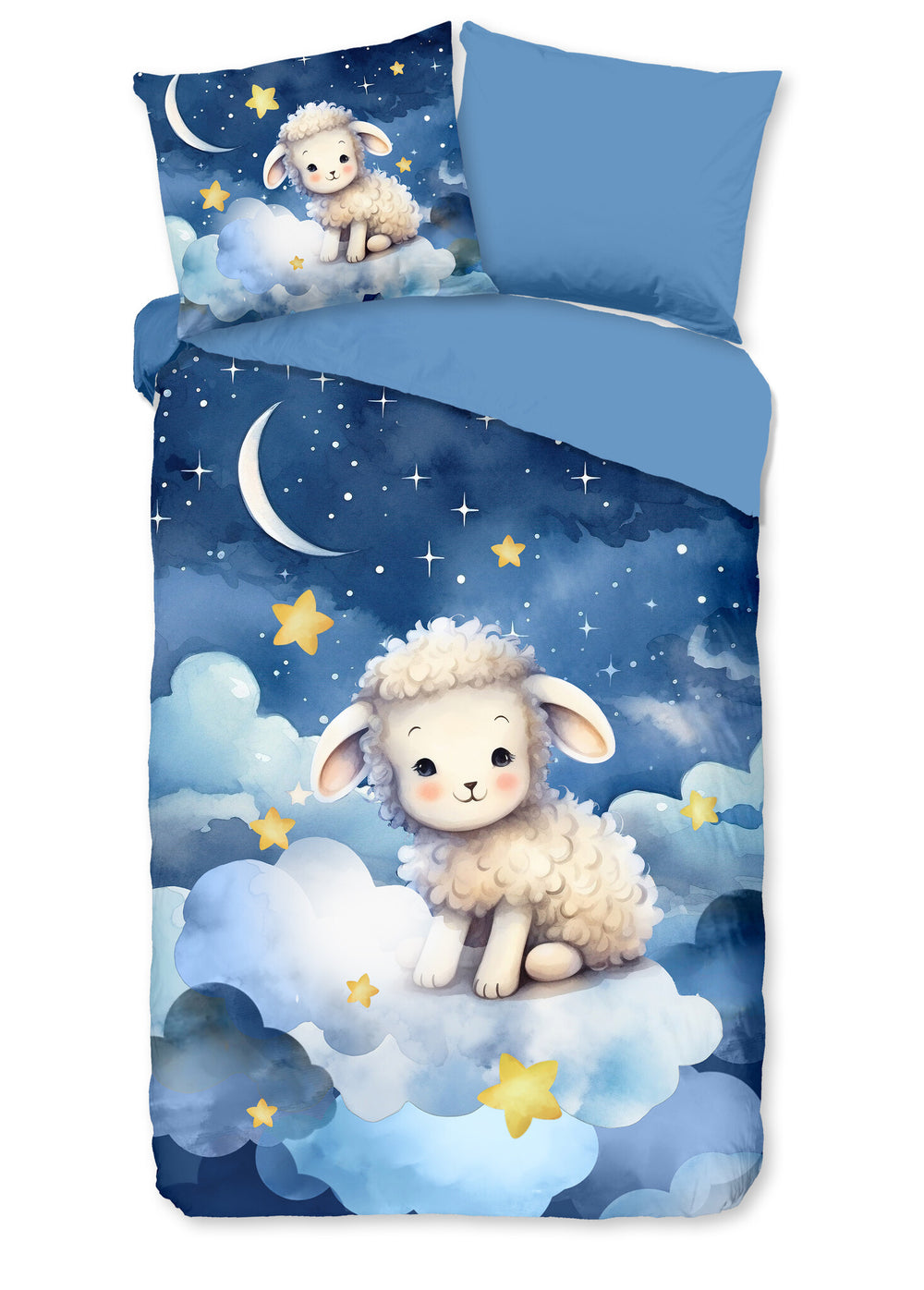Pure kinderdekbedovertrek Sheepy - microvezel