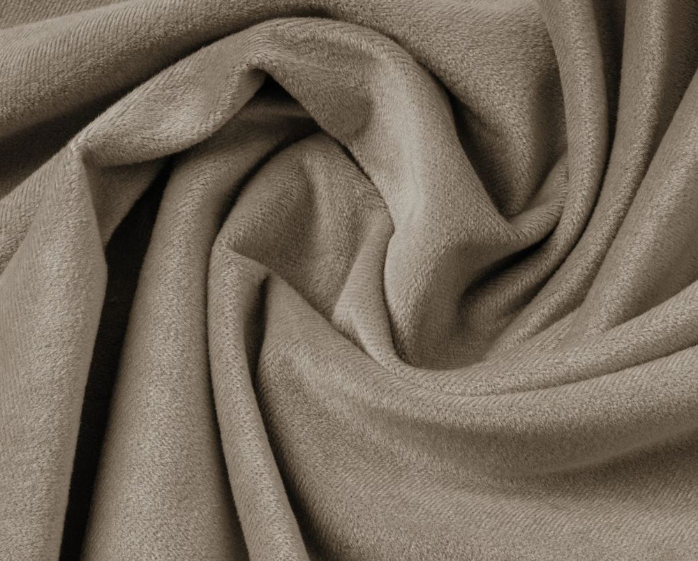 Taupe kussenslopen - velvet (Per 2 st)