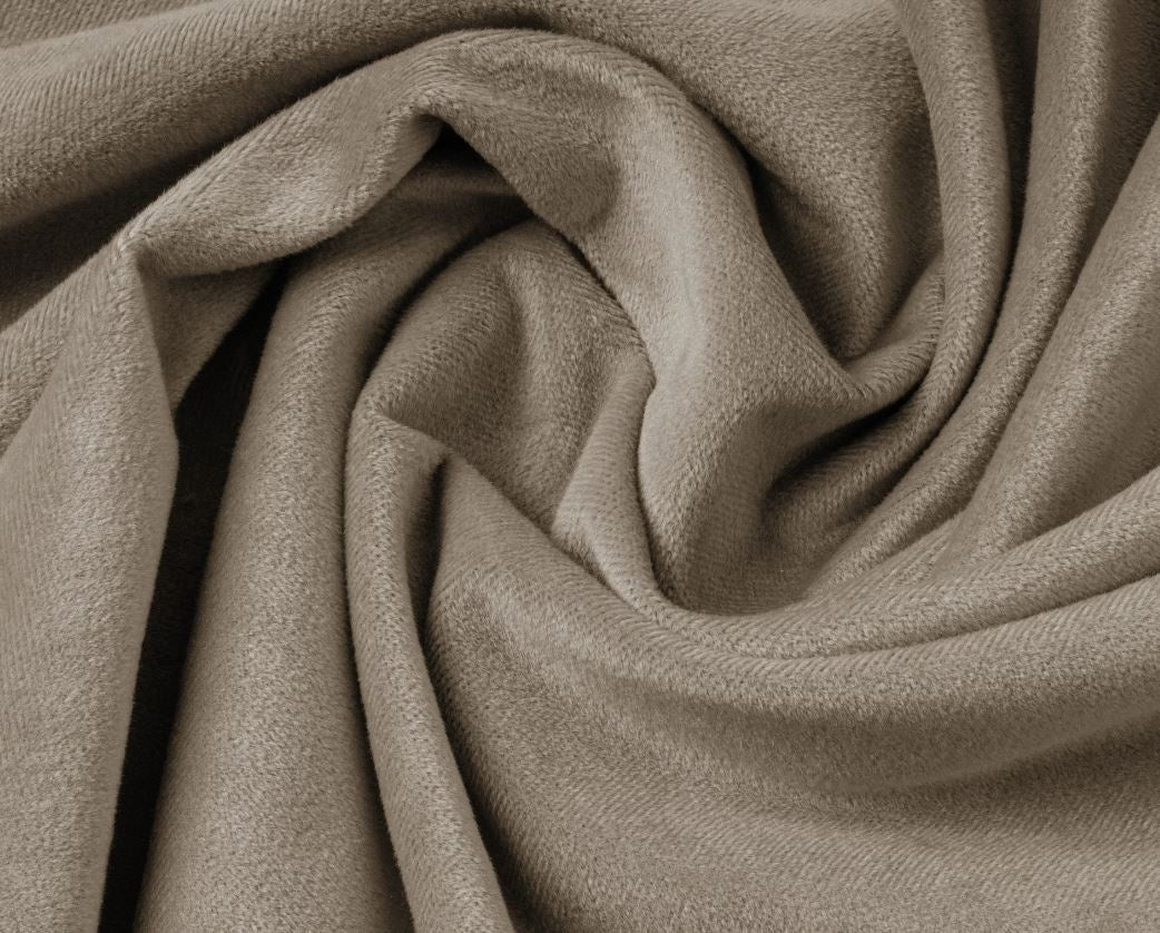Kussensloop (Per 2 st) - Taupe - Velvet