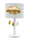 Lampje gouden wolk met druppels - Mint