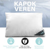 Lanotte® hoofdkussen - 40% ganzen veren & 60% kapok vulling - 60x70 cm