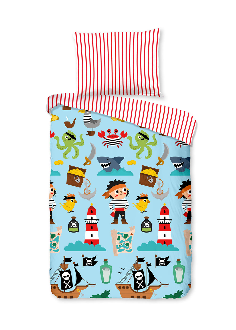 Good morning ledikant dekbedovertrek Caribbean - katoen - 100x135 + 40x60 cm