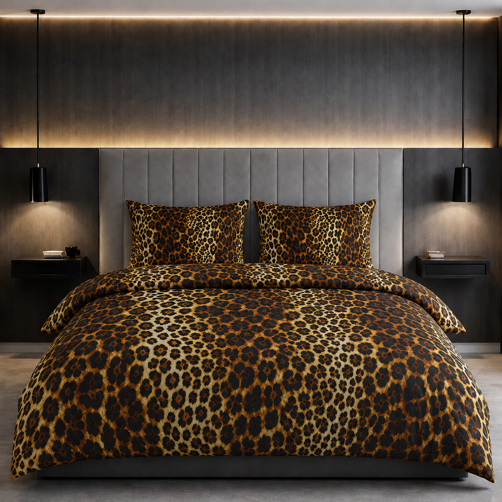 Decoware dekbedovertrek Leopard print - katoen