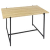 Loka salontafel - hout met metalen onderstel - 80x50 cm