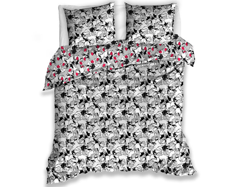 Looney Tunes dekbedovertrek Sylvester - katoen - 1-persoons (140x200 + 70x90 cm)