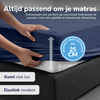 Decoware hoeslaken - jersey - denim blauw