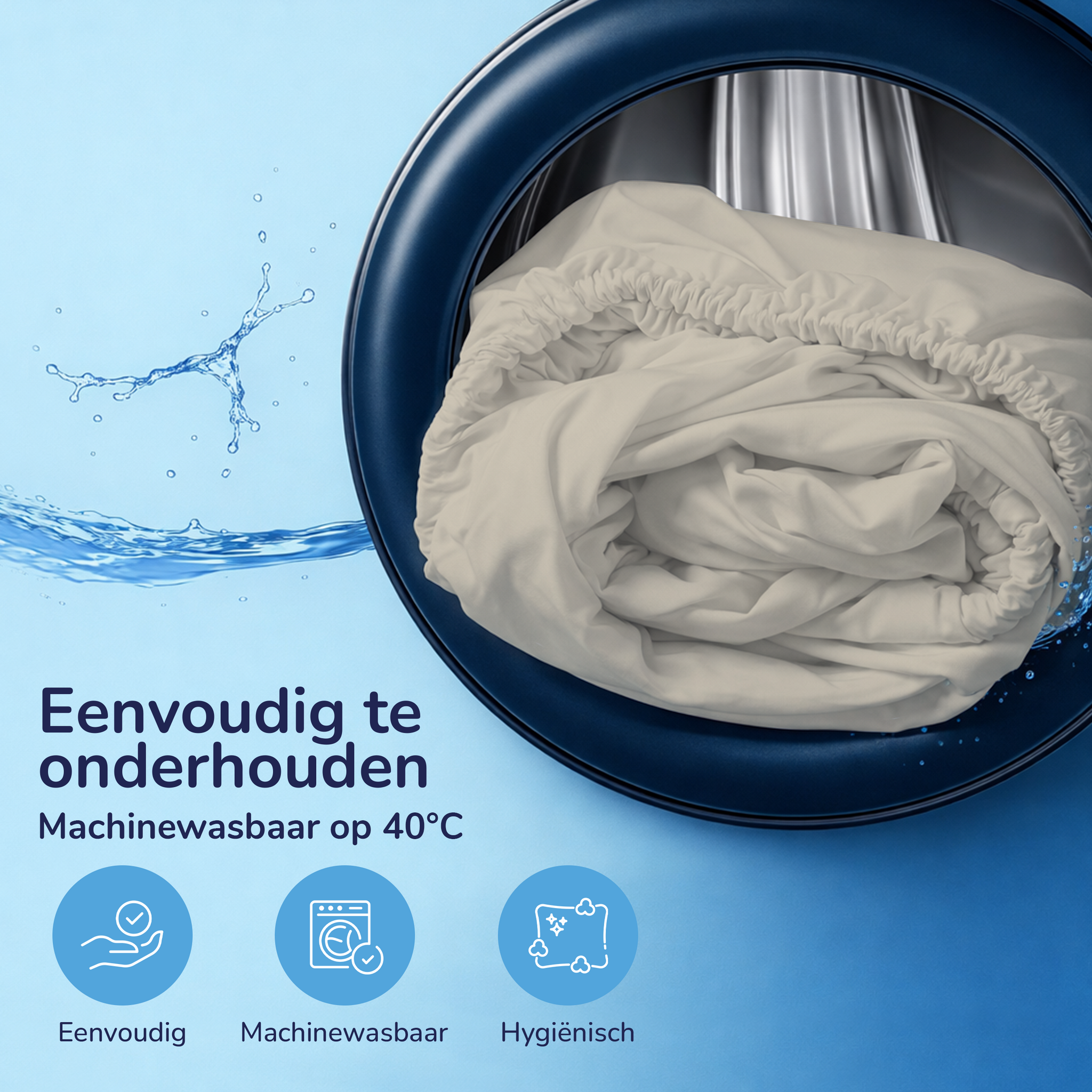 Decoware Hoeslaken - jersey - Zand