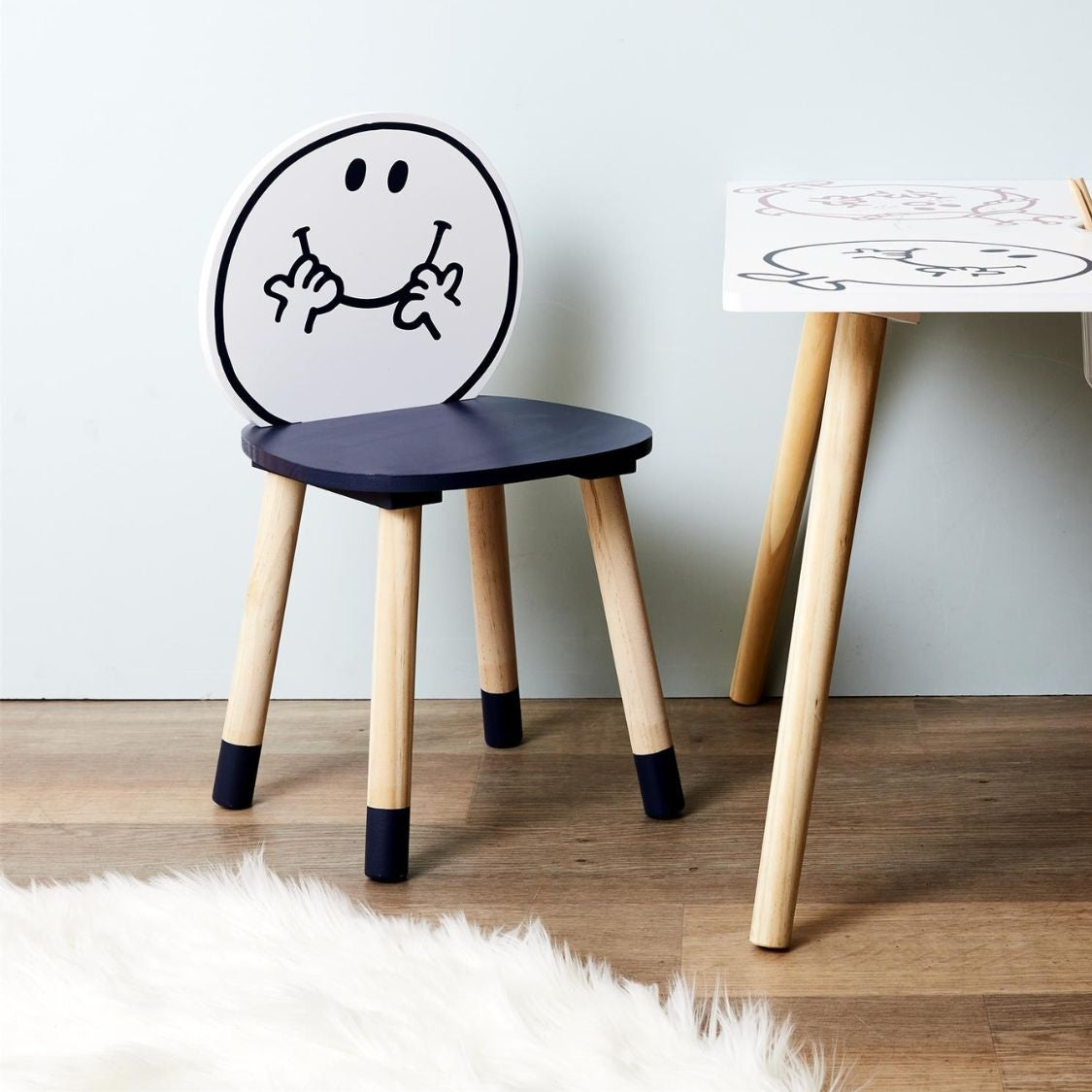 Kinderstoel Monsieur Hereux - blauw