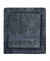 Essenza washandje - Melange - marine - zilver - 16x22 cm - per stuk