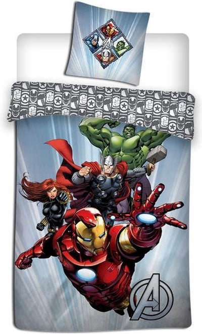 Avengers dekbedovertrek Power - microvezel - eenpersoons