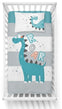 Mayamoo ledikant dekbedovertrek Dinosaurs Roar - bamboe/katoen - 90x120 + 40x60 cm
