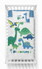 Mayamoo ledikant dekbedovertrek Dinosaurs - bamboe/katoen - 90x120 + 40x60 cm