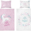 Ledikant dekbedovertrek I am a Unicorn - bamboe/katoen - 90x120 + 40x60 cm