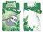 Mayamoo ledikant dekbedovertrek Luiaard - groen - bamboe/katoen