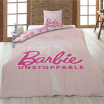 Barbie dekbedovertrek Unstoppable - roze - Microvezel  - 1-persoons (140x200 + 65x65cm)