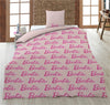 Barbie kinderdekbedovertrek Unstoppable - roze - microvezel