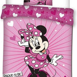 Minnie Mouse dekbedovertrek Proud - microvezel - 1-persoons (140x200 + 63x63 cm)
