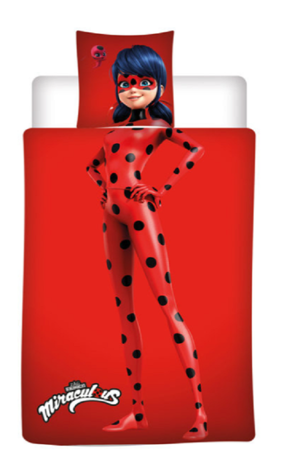 Ladybug  dekbedovertrek - flanel - 1-persoons (140x200 + 65x65 cm)
