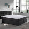 Topper molton hoeslaken - 180x200/220 cm