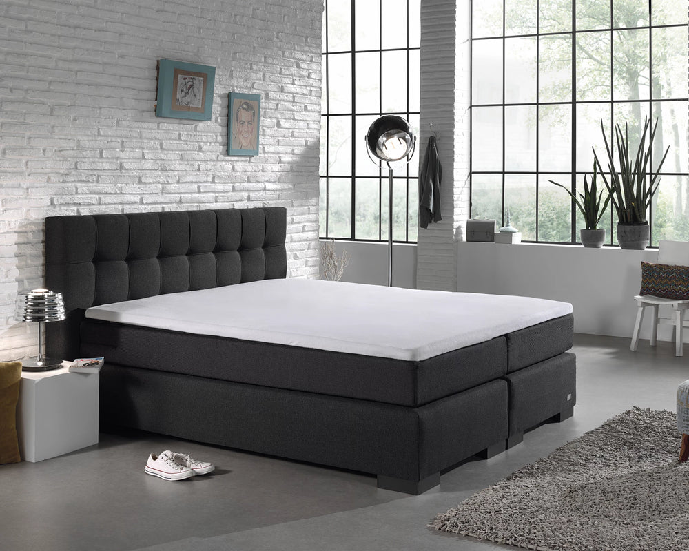 Topper molton hoeslaken - 180x200/220 cm