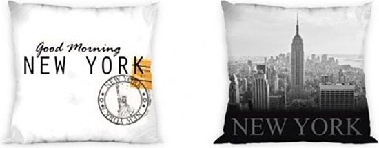 Sierkussenhoes New York - 40 x 40 cm