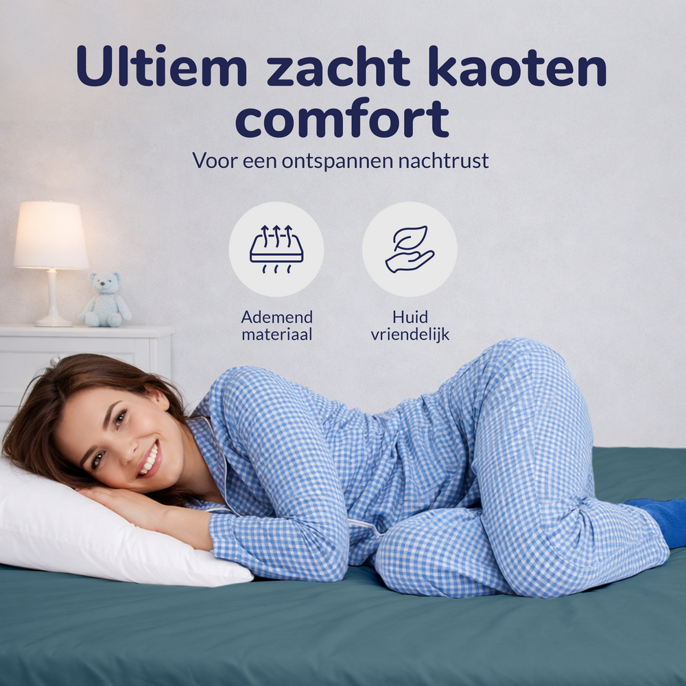 Decoware hoeslaken - Katoen  - Olijfgroen