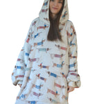 Fleece Hoodie - Sausage Dogs