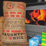 Naughty Nice Xmas - Jute zak