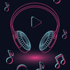 Strandlaken music  - 70x140 cm - katoen