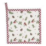 Pannenlap - Kerst vogels - 20x20 cm