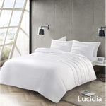 Papillon dekbedovertrek Lucidia - wit - Katoen percale