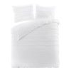 Papillon dekbedovertrek Lucidia - wit - katoen percale