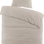 Papillon dekbedovertrek Rome - Zand - Mousseline - Katoen percale