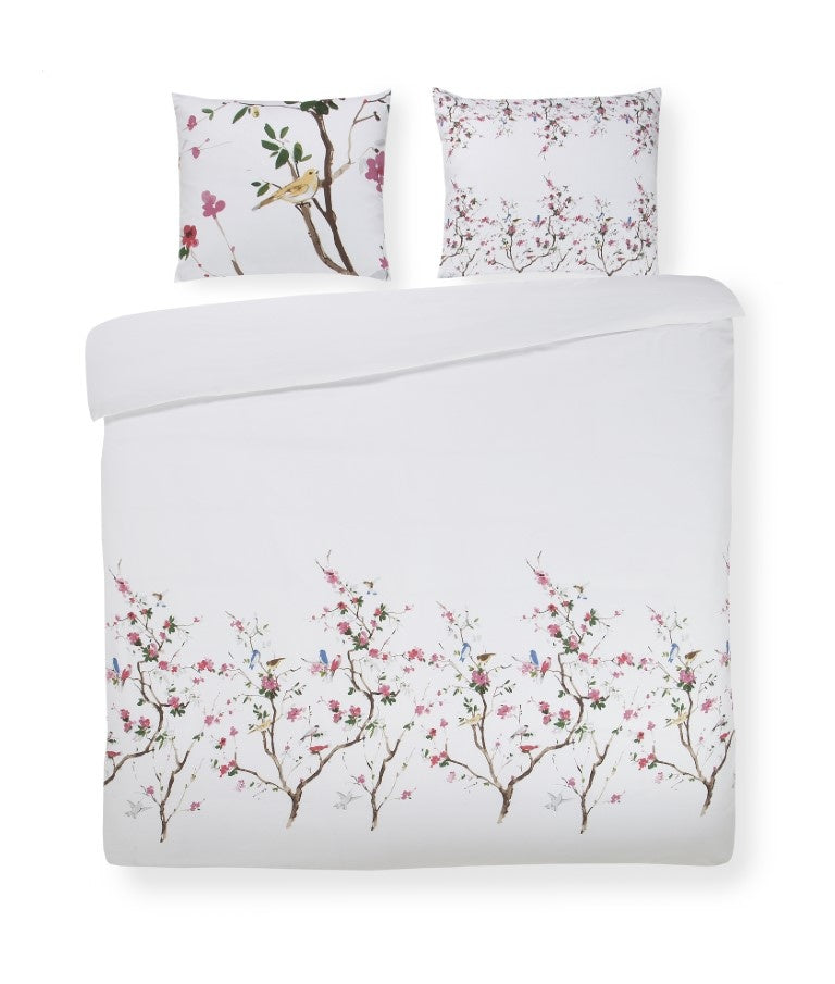 Papillon dekbedovertrek Naomi - Katoensatijn - 2-persoons (200x220 + 2st 60x70cm)