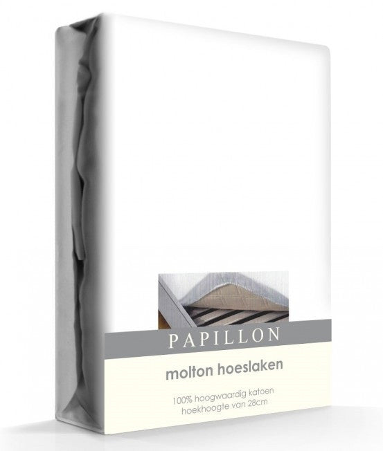 Molton hoeslaken - katoen - 190x220 cm