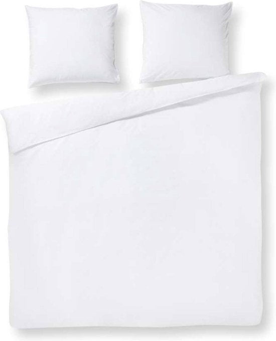 Papillon  dekbedovertrek Pompom - Off white - katoen percale