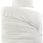 Papillon dekbedovertrek Rome - crème - mousseline - Katoen percale