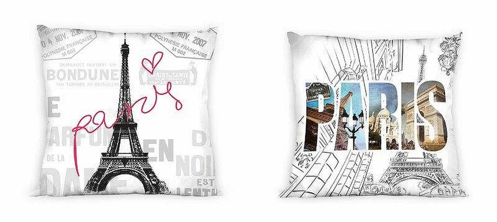Sierkussenhoes Paris - 40 x 40 cm