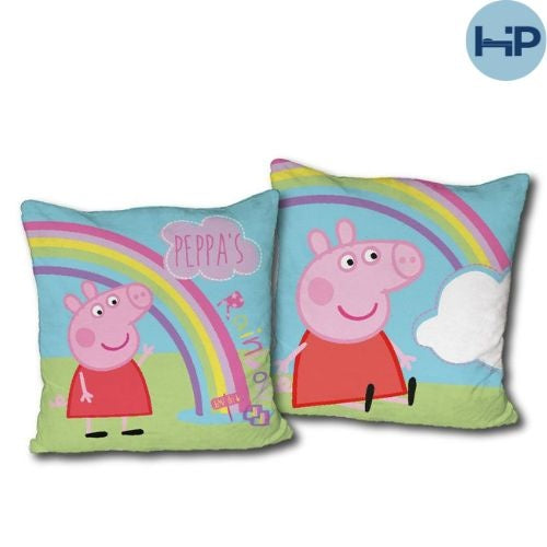 Peppa Pig sierkussen regenboog