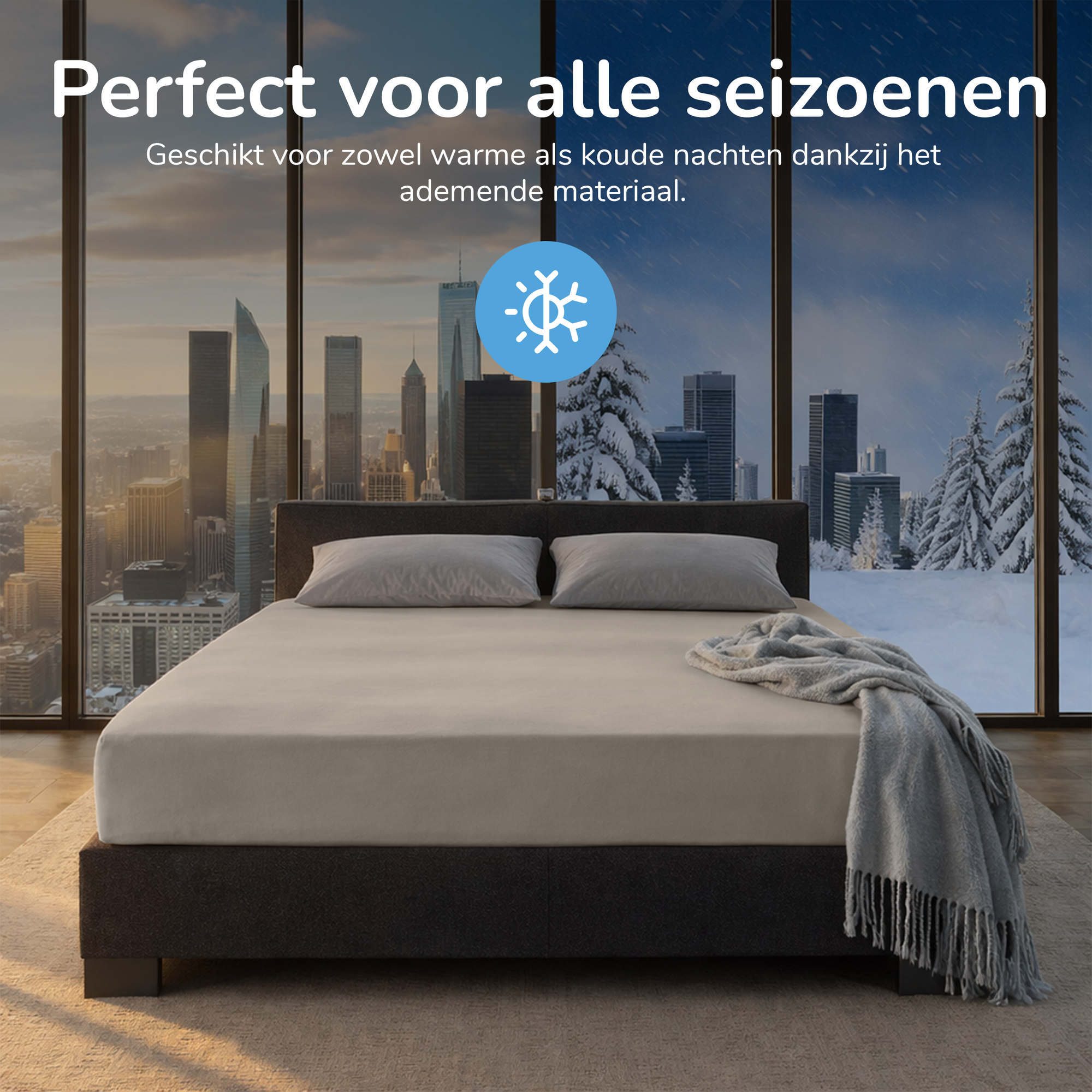 Decoware Hoeslaken - jersey - Zand