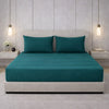 Decoware hoeslaken - jersey - petrol
