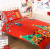 Kerst peuter dekbedovertrek rendier - polykatoen - juniorbed (120x150 + 40x60 cm)