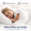 Decoware peuter dekbedovertrek uni - wit - katoen