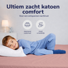 Decoware hoeslaken - Katoen  - Roze