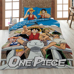 One Piece dekbedovertrek - Polykatoen - 1-persoons (140x200 cm + 65x65 cm)