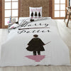 Harry Potter dekbedovertrek Toverstaf - polykatoen - 1-persoons (140x200 cm + 65x65 cm)