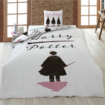 Harry Potter dekbedovertrek Toverstaf - polykatoen - 1-persoons (140x200 cm + 65x65 cm)