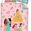 Princess kinderdekbedovertrek Party - katoen - 1-persoons (135x200 + 80x80 cm)